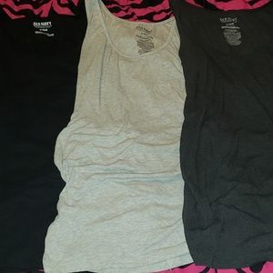 4 Old navy rib knit maternity tanks